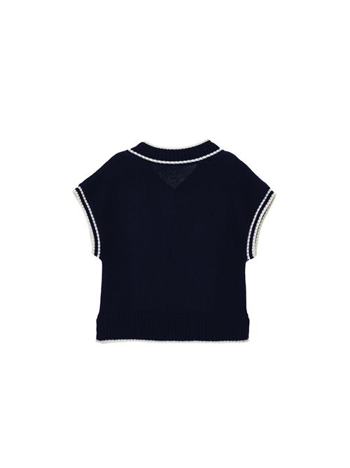 Gilet, bambina, in maglia. MONNALISA | 18HGIL 8060056S